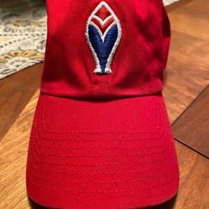 Like New 47 Brand Atlanta Braves Baseball Cap. Red